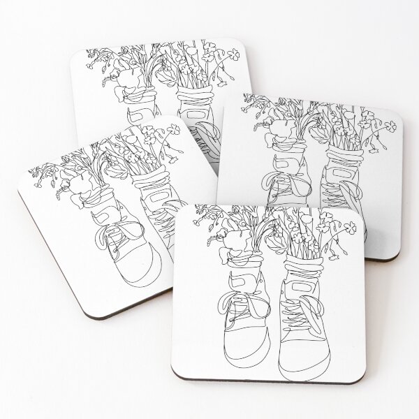 Item preview, No Rain, No Flowers – Inspiring Minimalist Illustration designed and sold by AmyAdi.