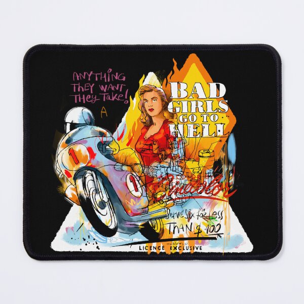 Item preview, Bad Girls – Retro Pop Art Style designed and sold by Matalobos /  Retro Art & Classic Machines.