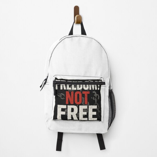 Item preview, Freedom Not Free Bold Statement Quote Art designed and sold by PunchMonkeyArt.