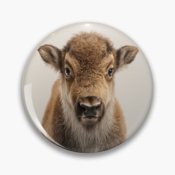 Aperçu de l'œuvre Adorable bébé bison pour les amoureux des bisons mignons créée et vendue par LazyOwlStore.