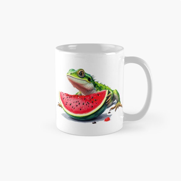 Item preview, A lizard eating watermelon designed and sold by DOG DESIGN.