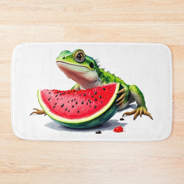 Item preview, A lizard eating watermelon designed and sold by DOG DESIGN.