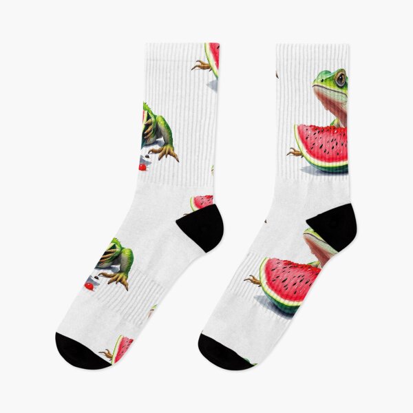 Item preview, A lizard eating watermelon designed and sold by DOG DESIGN.