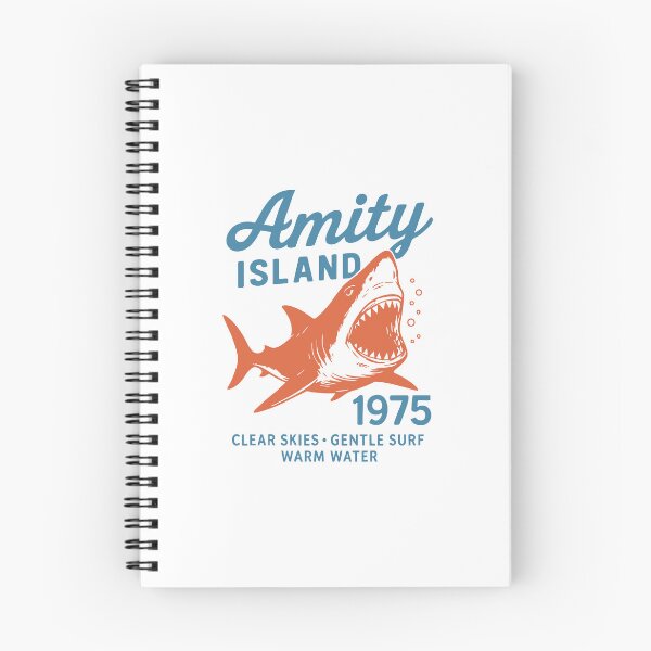 Item preview, Amity Island 1975 Shark Attack T-Shirt Retro Jaws-Inspired Beach Horror designed and sold by w1ckerman.