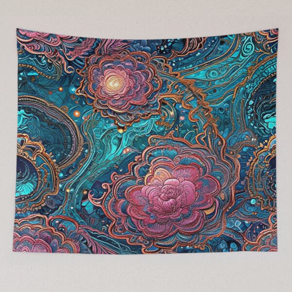 Item preview, Lotus & Majestic Ocean  designed and sold by Akshakgyp.