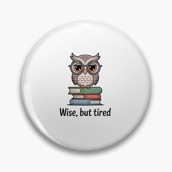 Item preview, Wise But Tired Owl designed and sold by Novify.