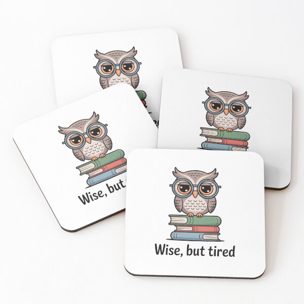Item preview, Wise But Tired Owl designed and sold by Novify.