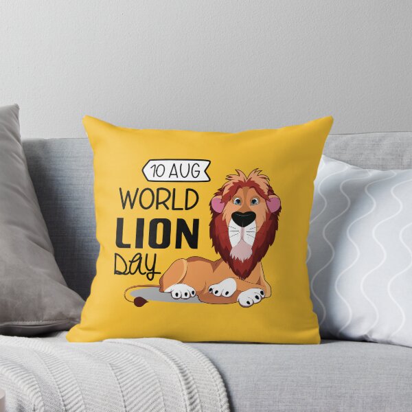 Item preview, 10 Aug World Lion Day - Wacky Holidays  designed and sold by ChemicalXShop.