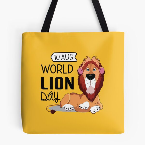 Item preview, 10 Aug World Lion Day - Wacky Holidays  designed and sold by ChemicalXShop.