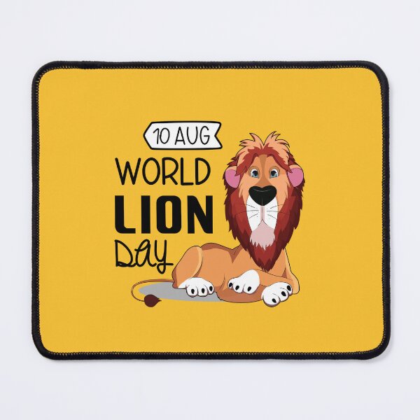 Item preview, 10 Aug World Lion Day - Wacky Holidays  designed and sold by ChemicalXShop.