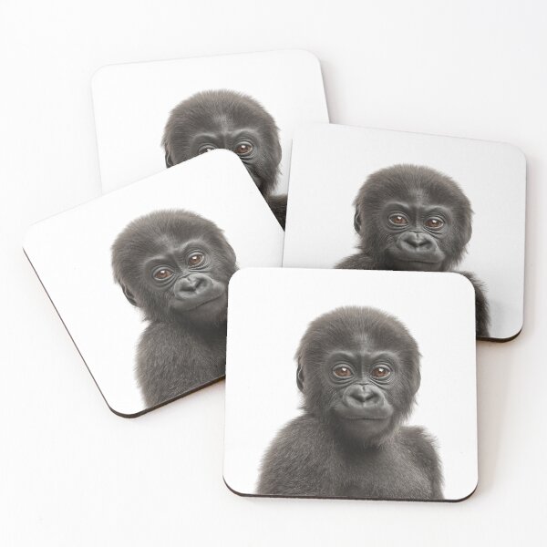Item preview, Adorable Baby Gorilla for Cute Gorilla lovers designed and sold by LazyOwlStore.