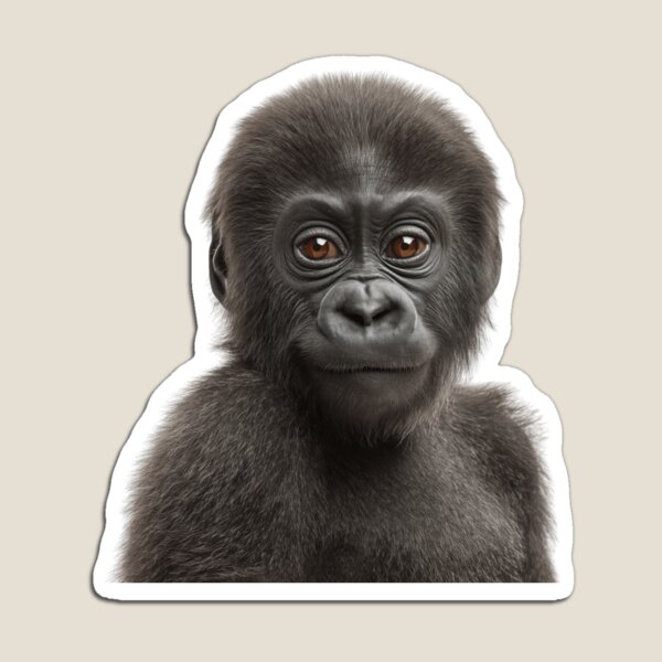 Item preview, Adorable Baby Gorilla for Cute Gorilla lovers designed and sold by LazyOwlStore.