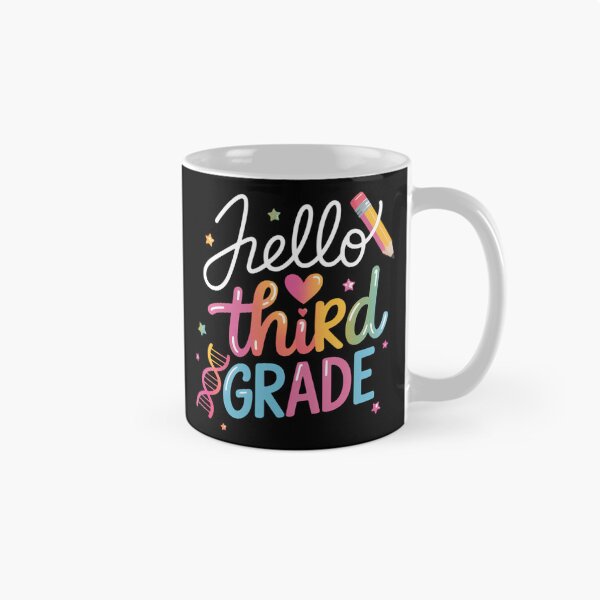 Item preview, Hello Third Grade Back To School designed and sold by brynatshop.