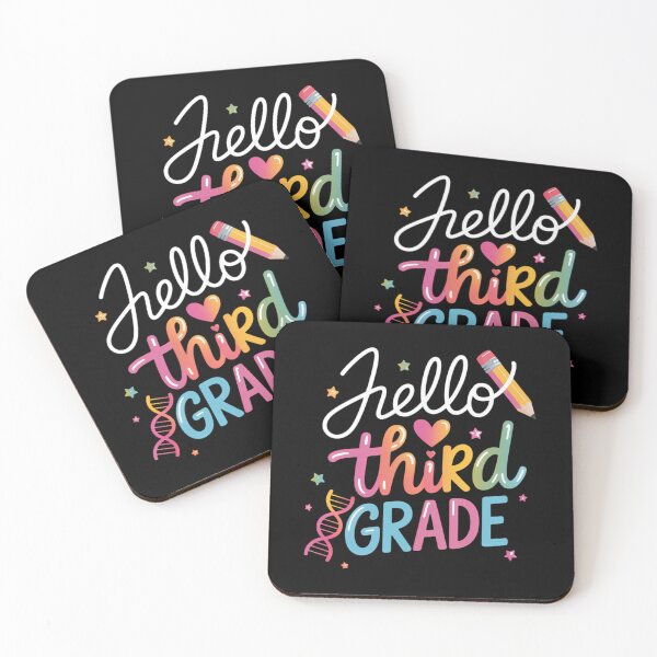 Item preview, Hello Third Grade Back To School designed and sold by brynatshop.