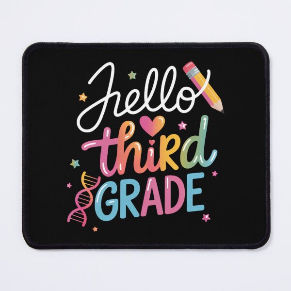 Item preview, Hello Third Grade Back To School designed and sold by brynatshop.