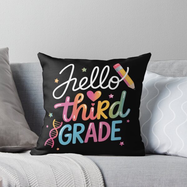 Item preview, Hello Third Grade Back To School designed and sold by brynatshop.