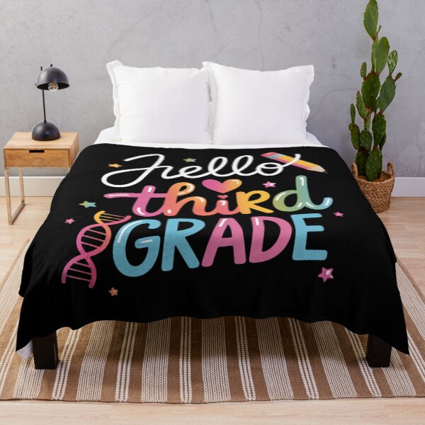 Item preview, Hello Third Grade Back To School designed and sold by brynatshop.