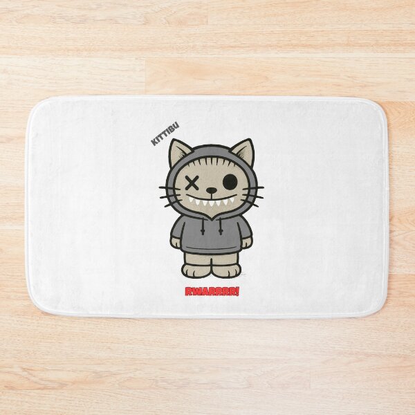 Item preview, Kittibu grunge cute creepy cat funny halloween toothy designed and sold by 88DesignStudio.