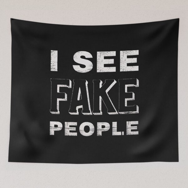 Item preview, Veo gente FALSA designed and sold by BugiDesignArt.