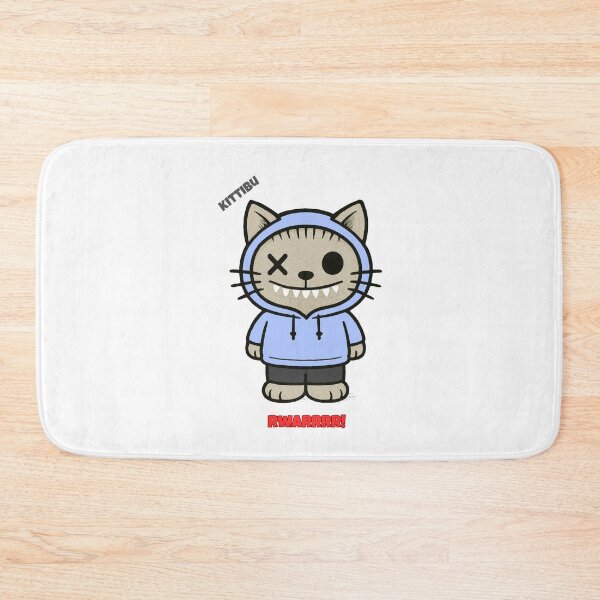 Item preview, Kittibu grunge cute creepy cat funny halloween toothy designed and sold by 88DesignStudio.