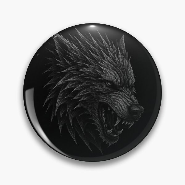 Item preview, Fierce Metal Wolf designed and sold by CandidSecular.