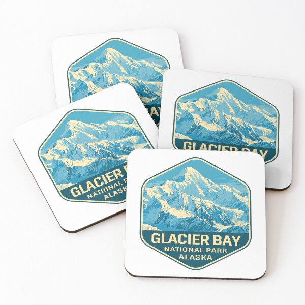 Item preview, Glacier Bay National Park Retro Alaska Sticker designed and sold by Ismeal Von.