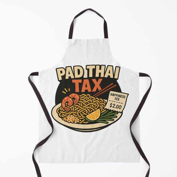Artikelvorschau, Pad Thai Steuer Lustiges Thai Food Meme Design entworfen und verkauft von PunchMonkeyArt.