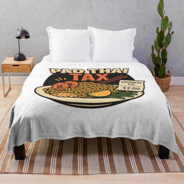 Artikelvorschau, Pad Thai Steuer Lustiges Thai Food Meme Design entworfen und verkauft von PunchMonkeyArt.