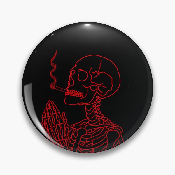 Item preview, Red skeleton designed and sold by ThornNThread.