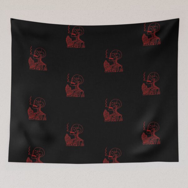 Item preview, Red skeleton designed and sold by ThornNThread.