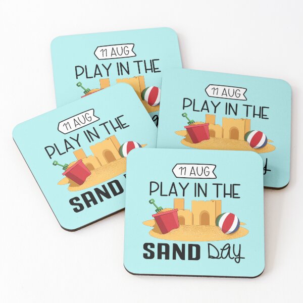 Item preview, 11 Aug Play In the Sand Day - Wacky Holidays  designed and sold by ChemicalXShop.