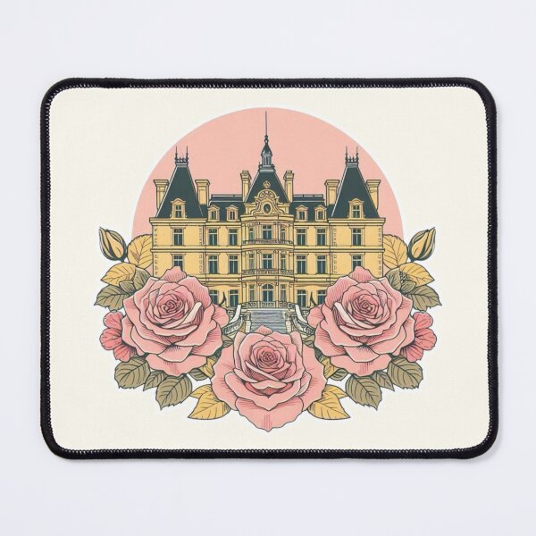 Item preview, Minimalist French Castle - Modern Chateaucore Aesthetic Wall Art designed and sold by Sugar Wisdom .