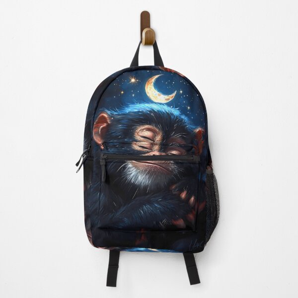 Item preview, Monkey Dreamy Cosmic Cuddle Starry Moon Magic designed and sold by mildaclairmo.
