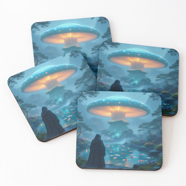 Item preview, The Glowing Grove - Magic Beneath the Giant Mushroom designed and sold by FotoworldEdel.