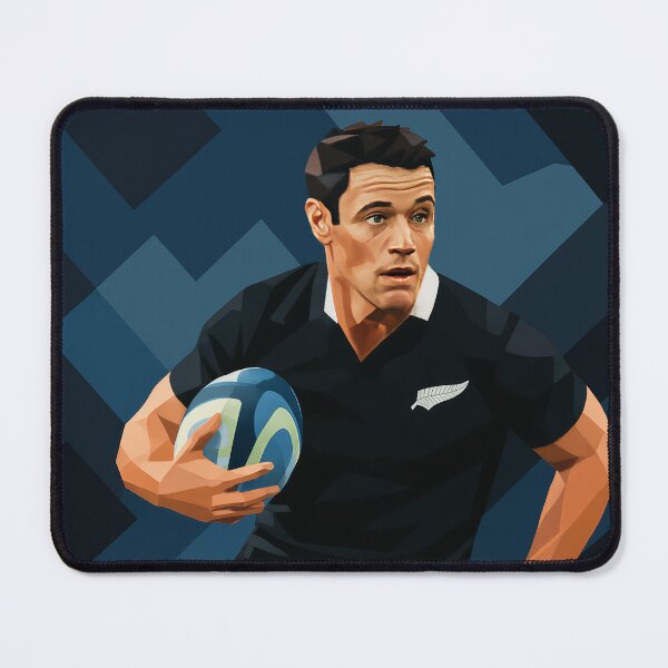 Item preview, Dan Carter New Zealand Rugby Icon Vector Art designed and sold by kakarikihill.
