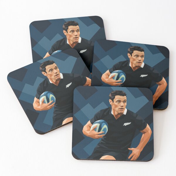Item preview, Dan Carter New Zealand Rugby Icon Vector Art designed and sold by kakarikihill.