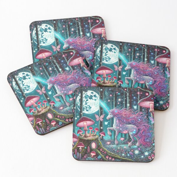 Item preview, Starlit Unicorn Reverie designed and sold by Dream Bloom Gallery.