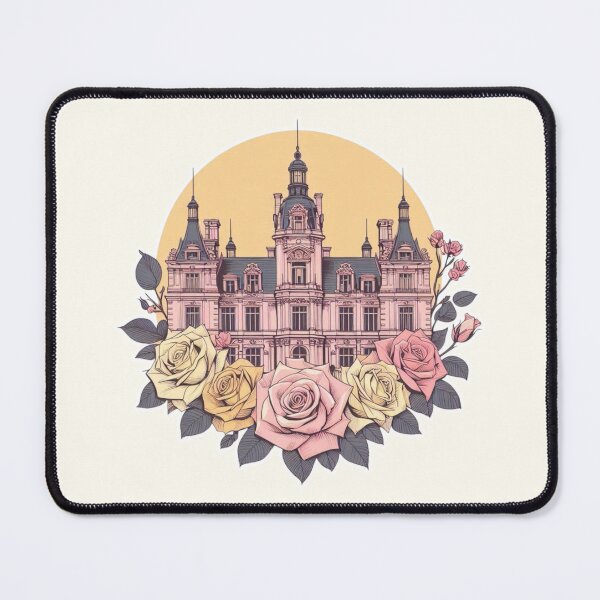 Item preview, Minimalist French Castle - Modern Chateaucore Aesthetic Wall Art designed and sold by Sugar Wisdom .