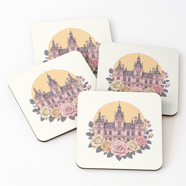 Item preview, Minimalist French Castle - Modern Chateaucore Aesthetic Wall Art designed and sold by Sugar Wisdom .