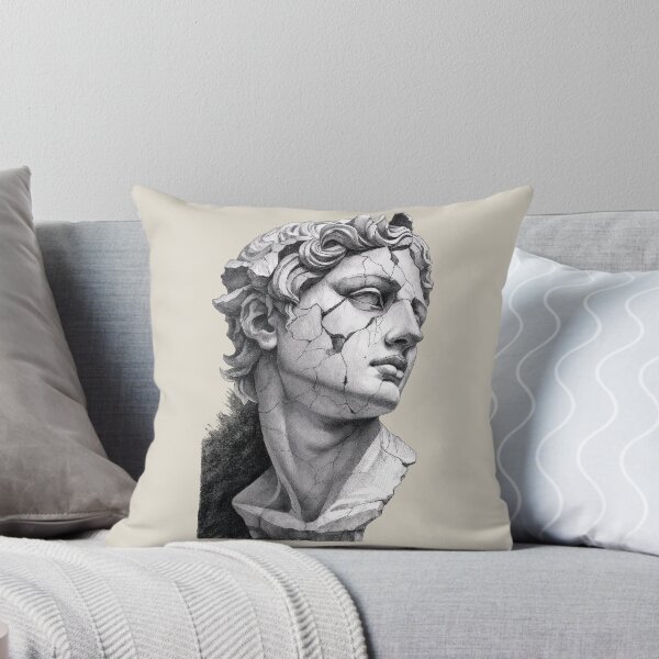 Item preview, Cracked Ancient Statue Art designed and sold by NickTaroDesign.