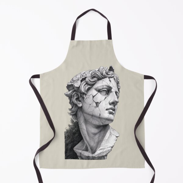 Item preview, Cracked Ancient Statue Art designed and sold by NickTaroDesign.