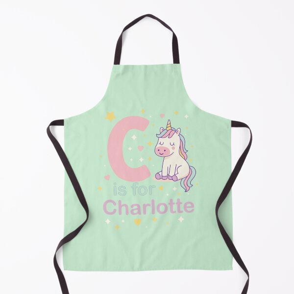 Item preview, C is for Charlotte | Cute Unicorn Alphabet Poster for Kids designed and sold by FilizDesigner.