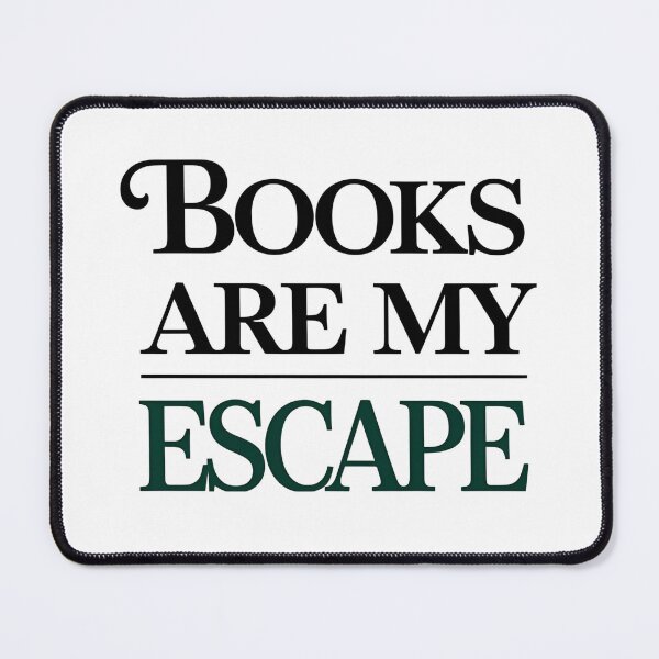Item preview, Books Are My Escape T-Shirt Literary Book Lover Gift designed and sold by Just You Tee | Say It Loud, Wear It Proud.