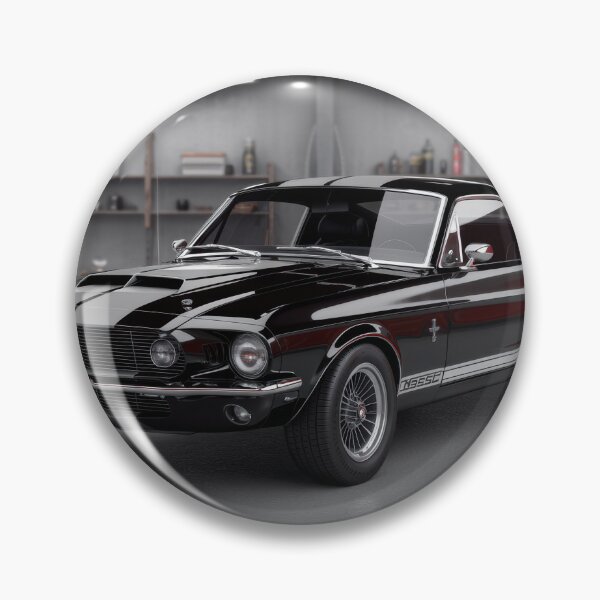 Item preview, 1967 Shelby GT500 Black Gloss – Cinematic Studio Cockpit & Exterior Fine Art designed and sold by JEOSALE.