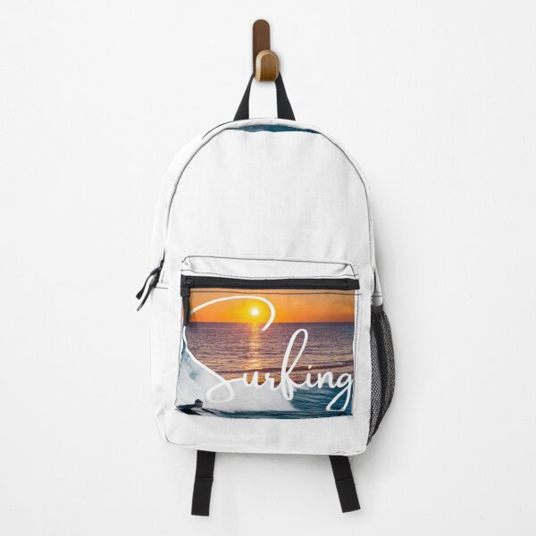 Item preview, Surfing at Sunset | Ocean Waves Surfboard Design designed and sold by Aartiifyy.