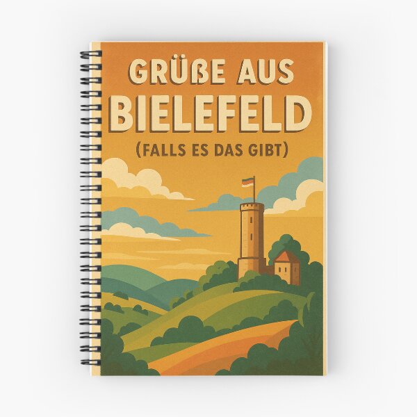 Item preview, Greetings from Bielefeld – Vintage postcard with a meme twist (if such a thing exists) designed and sold by Domci.