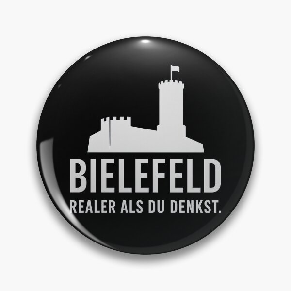 Item preview, Bielefeld Statement Shirt – Minimal design in white for dark looks designed and sold by Domci.