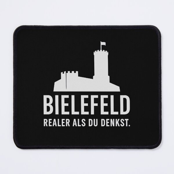 Item preview, Bielefeld Statement Shirt – Minimal design in white for dark looks designed and sold by Domci.