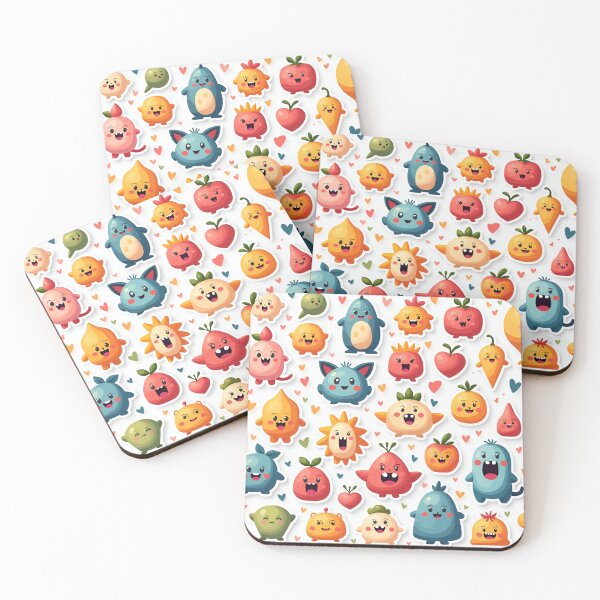 Item preview, Fruits Cartoon Stickers designed and sold by NAK-FASHIONS.