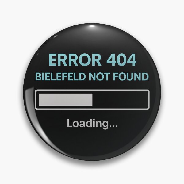 Item preview, Error 404 – Bielefeld Not Found | IT meme design with loading bar designed and sold by Domci.